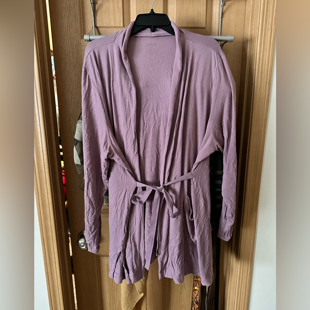 Lightweight cardigan robe